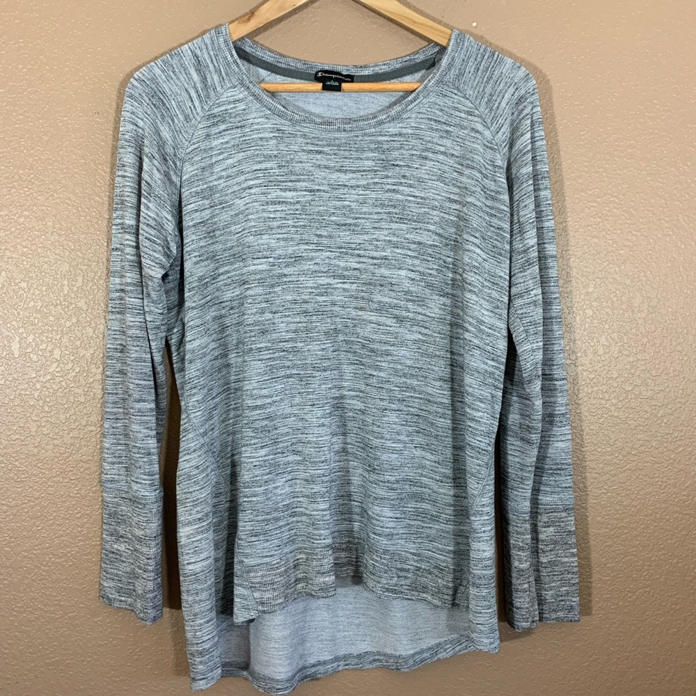Champion Elite Hi-Lo Gray Top Size Large